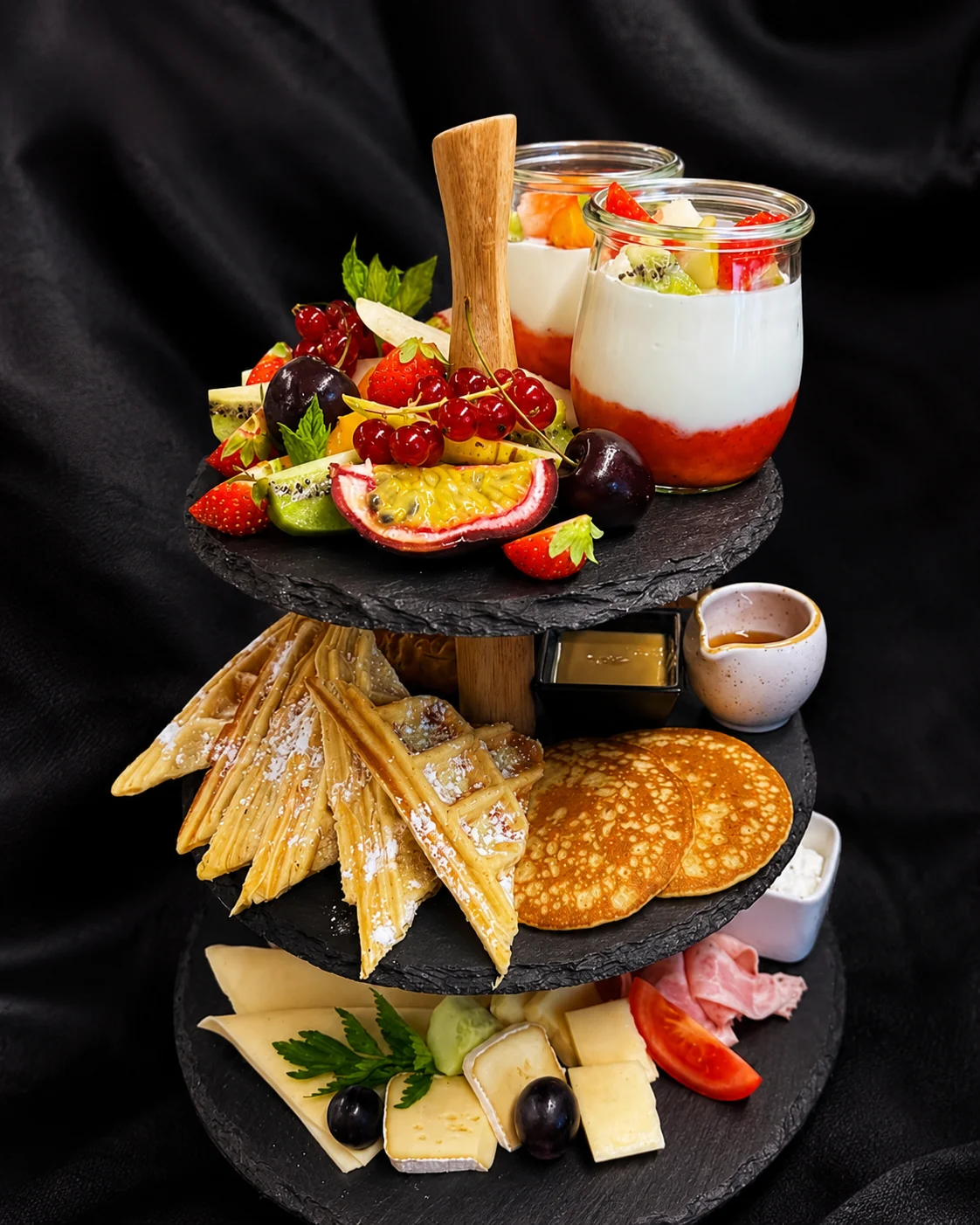 Brunch-Etagere — Bistro Café Rose Sterzing