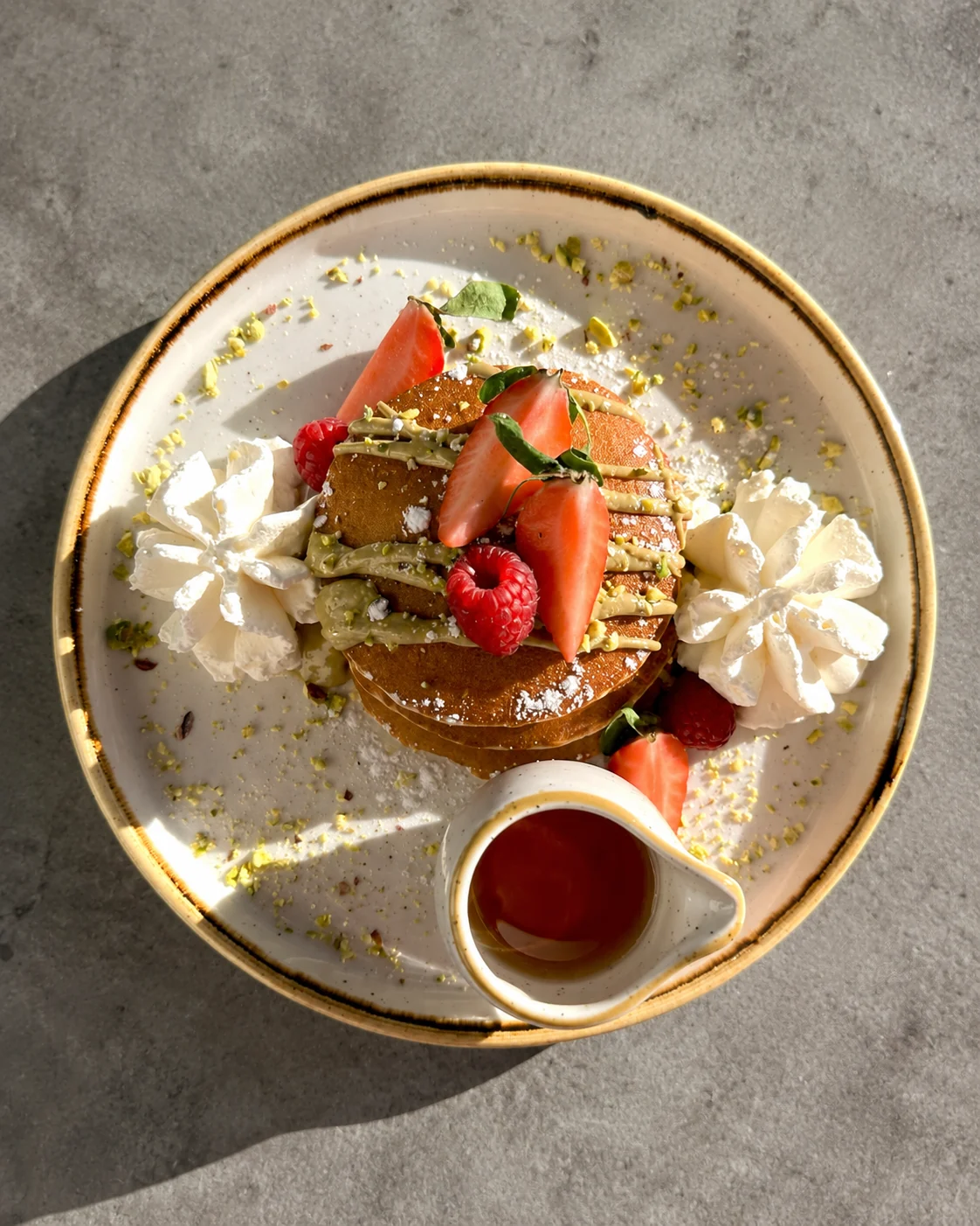 Pistazienpancakes — Bistro Café Rose Sterzing